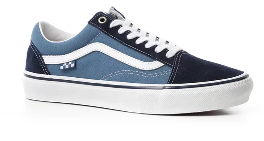 Vans Skate Old Shoes - navy/white - Free Shipping | Tactics