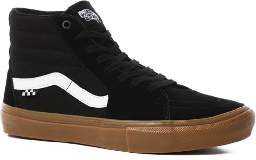 Vans Skate Sk8-Hi Shoes - black/gum - view large