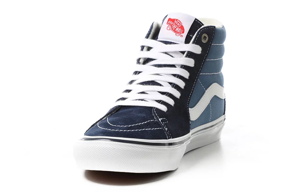 Vans Sk8-Hi Textured Asphalt & True White Skate Shoes