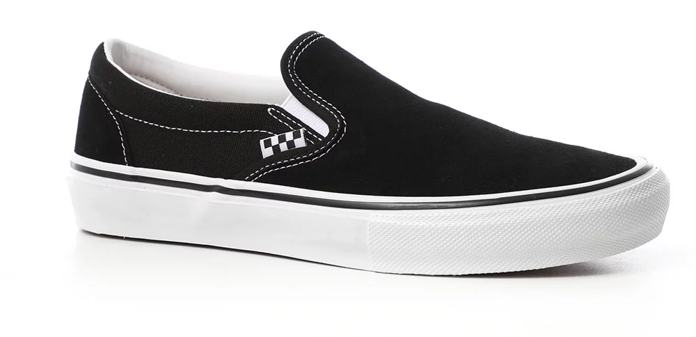 Mening Monografie kan zijn Vans Skate Slip-On Shoes - black/white | Tactics
