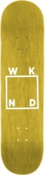 WKND Logo 8.25 VA Shape Skateboard Deck - yellow