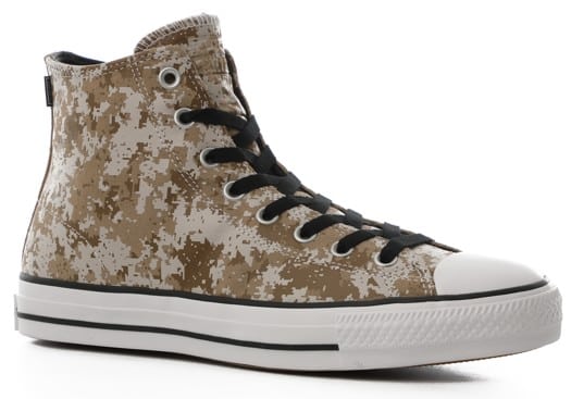 Converse Chuck Taylor All Star Pro High Skate Shoes - khaki/black/white - view large