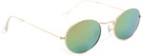 Glassy Campbell Polarized Sunglasses - gold/pink mirror polarized lens