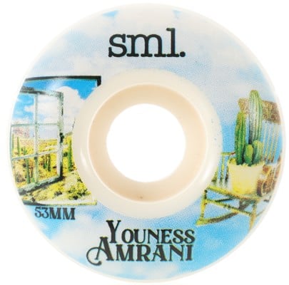 Sml. Amrani Still Life OG Wide Skateboard Wheels - white (99a) - view large