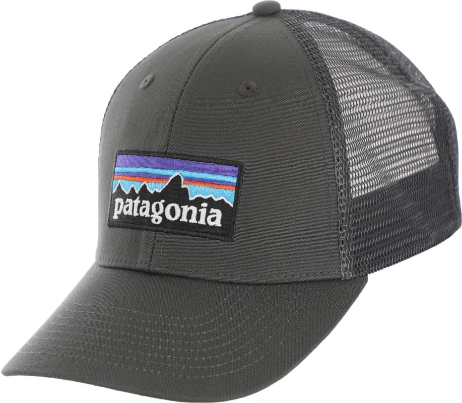 Patagonia P-6 Logo LoPro Trucker Hat - forge grey | Tactics