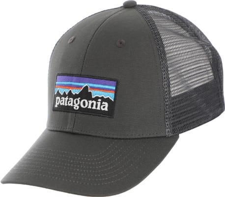 Patagonia P-6 Logo LoPro Trucker Hat - forge grey - view large