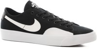 Nike SB Blazer Court Skate Shoes - black/white-black-gum light brown