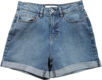 Vans Women's High Rise Roll Cuff Shorts - ocean wash