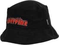 Spitfire Flash Fire Bucket Hat - black