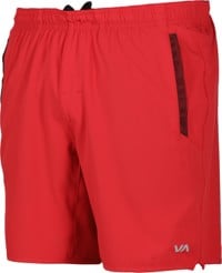 RVCA Yogger Stretch Shorts - cherry