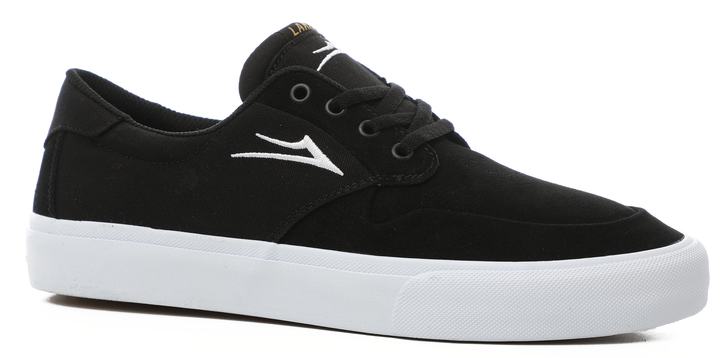 Lakai Riley 3 Skate Shoes Black Suede Tactics
