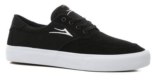 Lakai Riley 3 Skate Shoes - black suede - view large