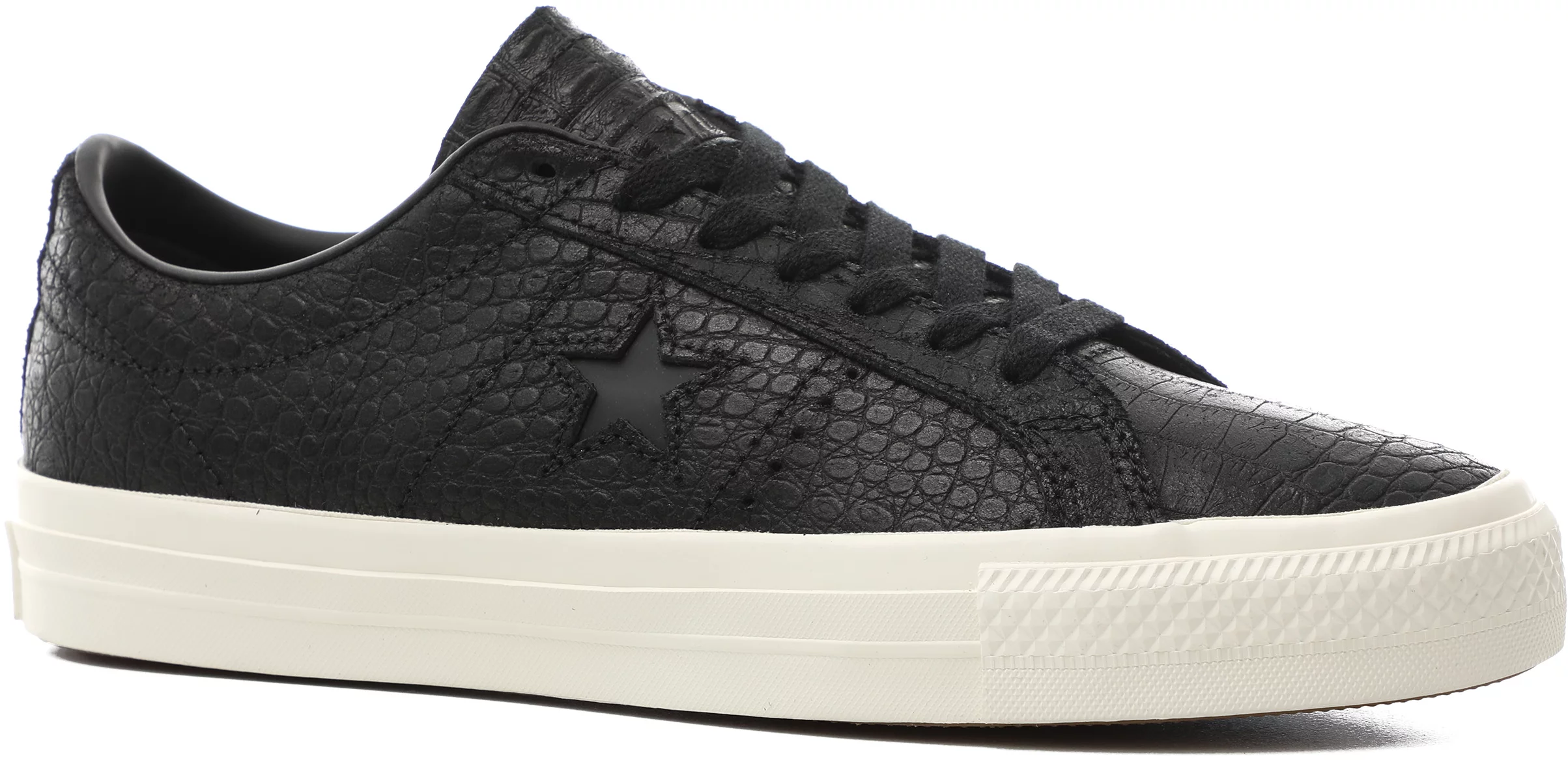 Converse One Star Pro Skate Shoes 2018 black/egret/gum honey | Tactics