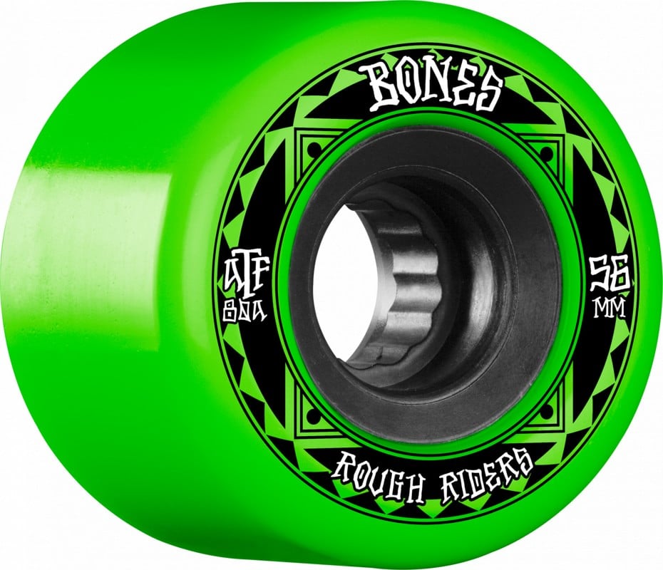 Bones ATF Rough Riders Cruiser Skateboard Wheels runners green (80a) Tactics
