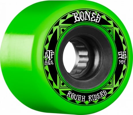 Bones ATF Rough Riders Cruiser Skateboard Wheels - runners green (80a) - view large