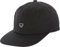 Tactics Icon 6 Panel Strapback Hat - black