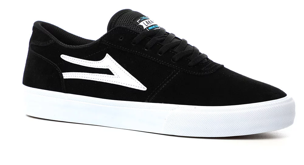 Lakai Manchester Skate Shoes - black suede | Tactics