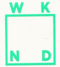 WKND Logo Sticker - neon green