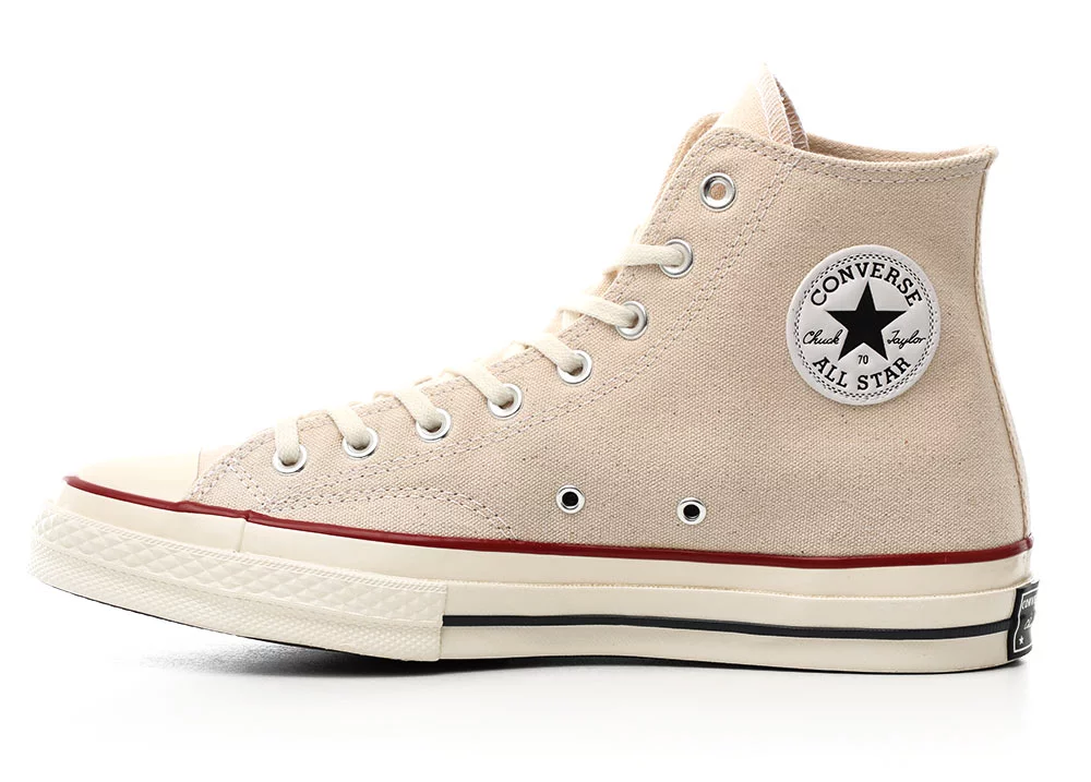 靴 CONVERSE CHUCK TAYLOR CT70 HI PARCHMENT Converse Chuck 70 High Top Shoes - parchment/garnet/egret | Tactics