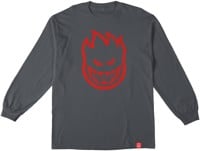 Spitfire Kids Bighead L/S T-Shirt - charcoal/red