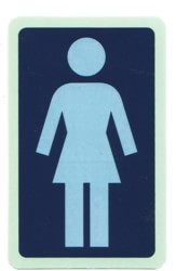 Girl OG MD Sticker - blue-navy-teal