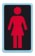 Girl OG LG Sticker - red-black-blue