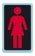 Girl OG LG Sticker - red-black-blue