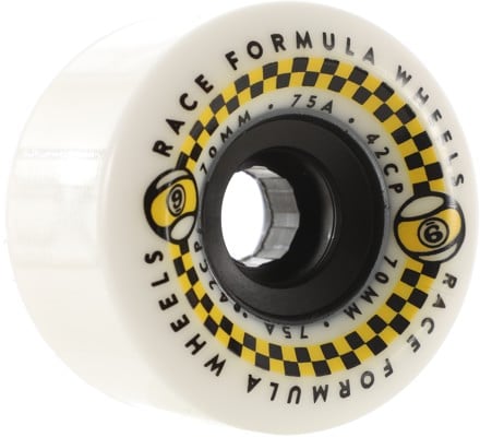 Sector 9 Race Formula 70mm Longboard Wheels - white (75a) - view large