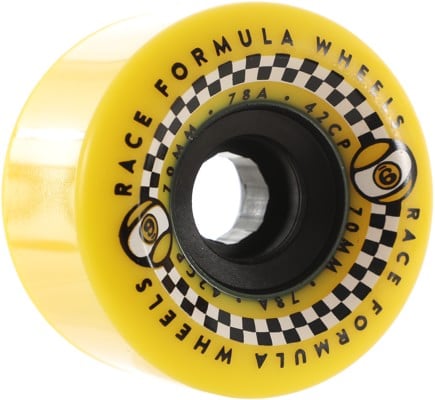 Sector 9 Race Formula 70mm Longboard Wheels - yellow (78a) - view large
