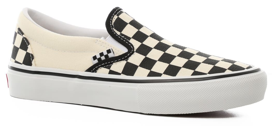 Vans Skate Slip-On Shoes - (checkerboard) black/off white | Tactics