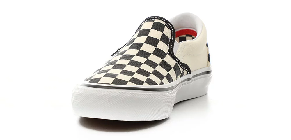 Vans Skate Slip-On Shoes - (checkerboard) black/off white