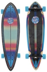 Iridescent Dot 33in Pintail Complete Longboard