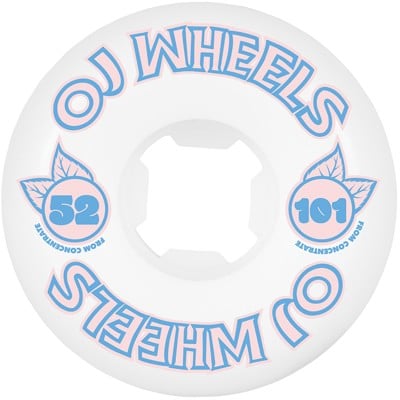 OJ From Concentrate Hardline Skateboard Wheels - white/blue/pink (101a) - view large