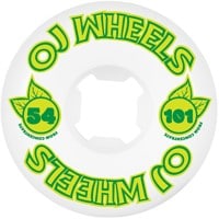 OJ From Concentrate Hardline Skateboard Wheels - white/green/yellow (101a)