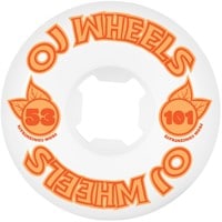OJ From Concentrate Hardline Skateboard Wheels - white/orange/orange (101a)