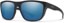 Smith Barra Polarized Sunglasses - matte black/blue mirror polarized lens