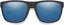 Smith Barra Polarized Sunglasses - matte black/blue mirror polarized lens - front