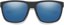 Smith Barra Polarized Sunglasses - matte black/blue mirror polarized lens - front