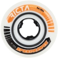 Ricta Speedrings Wide Skateboard Wheels - white/bronze (99a)