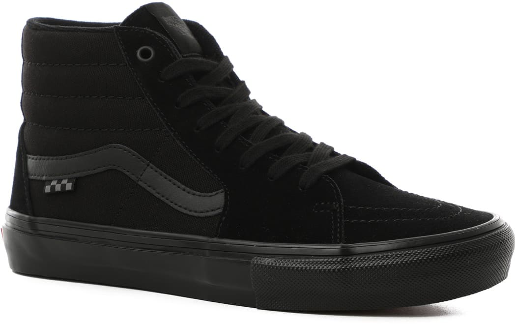 vans skate sk8 hi shoes black black