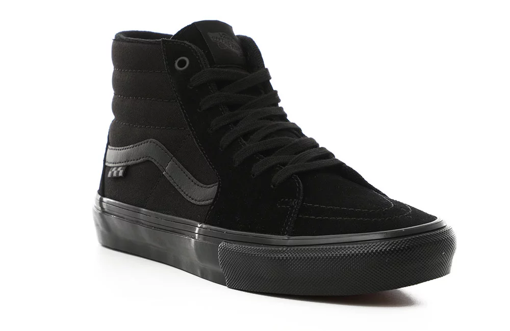 storm Vet oplichterij Vans Skate Sk8-Hi Shoes - black/black - Free Shipping | Tactics