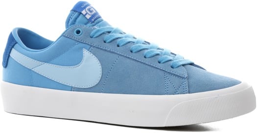 Nike Sb Zoom Blazer Low Pro Gt Skate Shoes Coast Psychic Blue Signal Blue White Free Shipping Tactics Buffalozine Com