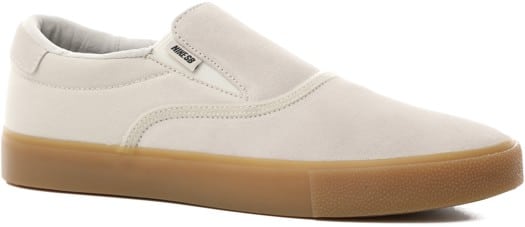 Nike SB Zoom Verona Slip-On Shoes - summit white/summit white-gum light brown - view large