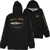 Salty Crew Bruce Snap Coach Jacket - black
