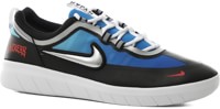 Nike SB SB Nyjah Free 2.0 PRM Skate Shoes - light phantom blue/metallic silver-game royal-crimson