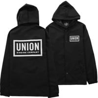 Union Hooded Coach Jacket - black
