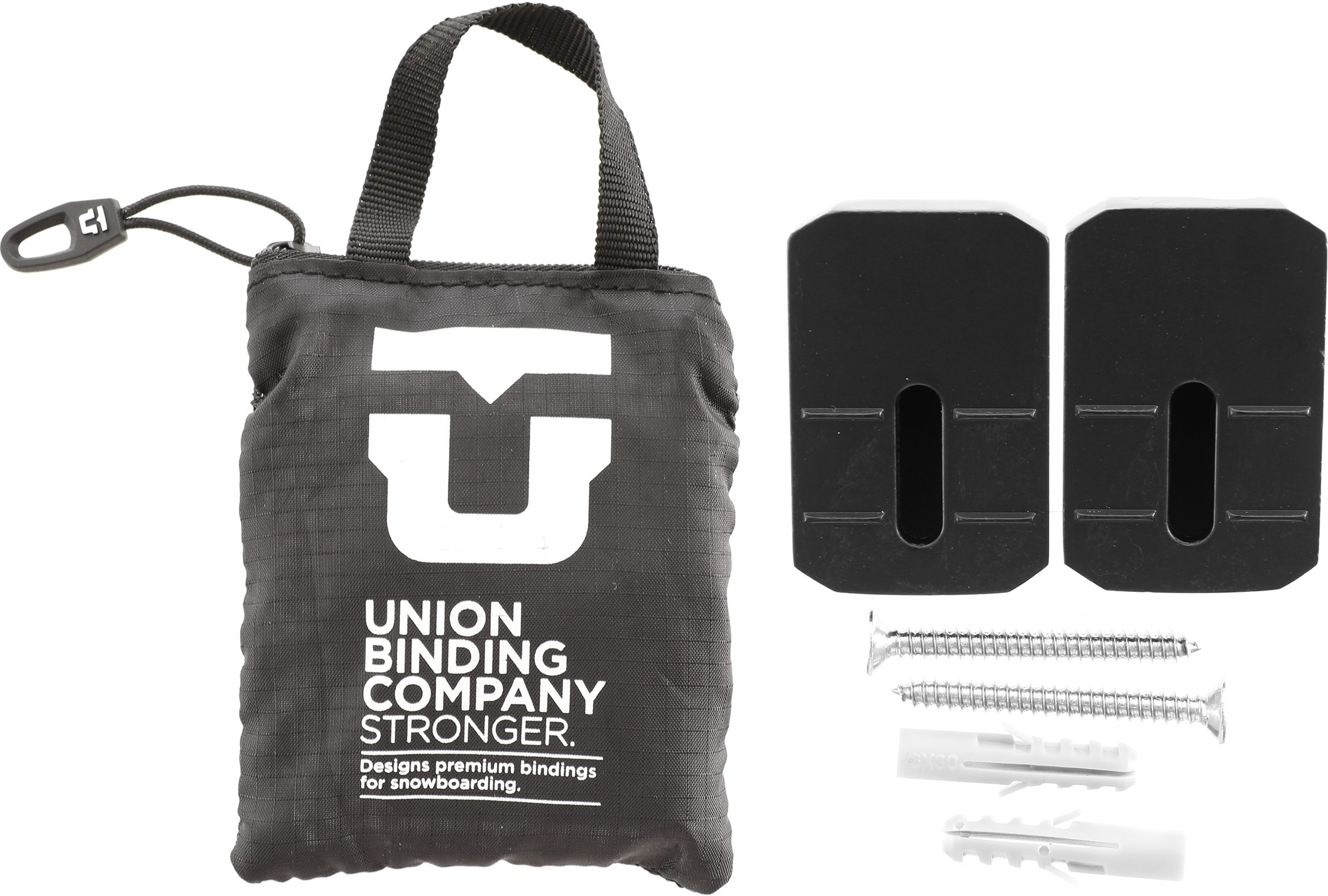 Union wall mount snowboard holders black tactics