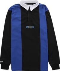 Tactics Global Div L/S Rugby Polo Shirt - black/royal