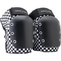ProTec Street Knee Open Back Skate Pads - black checker