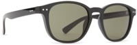 Dot Dash Driver Sunglasses - black gloss/vintage grey lens